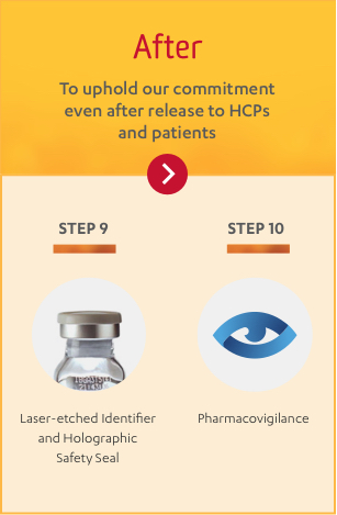 ALPHANATE Ten steps to Safety Process Chart